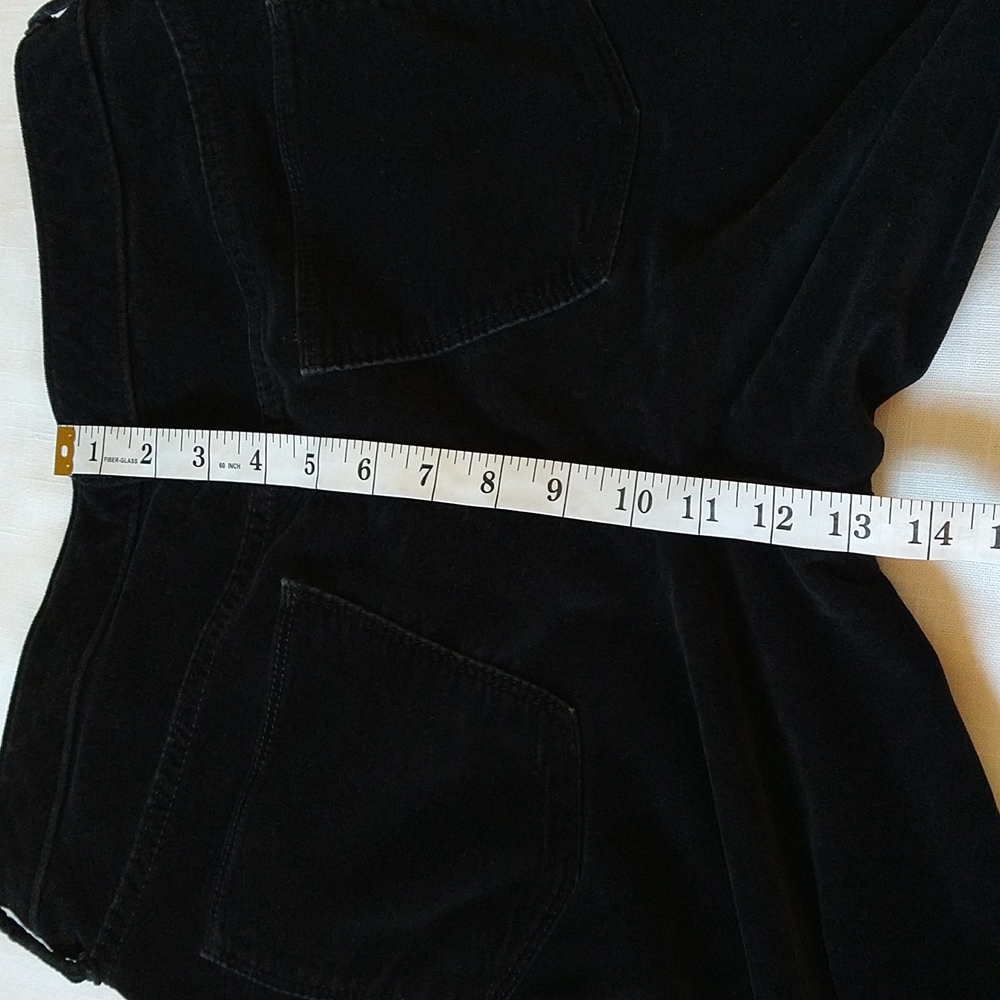 Universal Thread Black Velvet Velour High-Rise Skinny Pants Size 10/30R - Picture 13 of 17